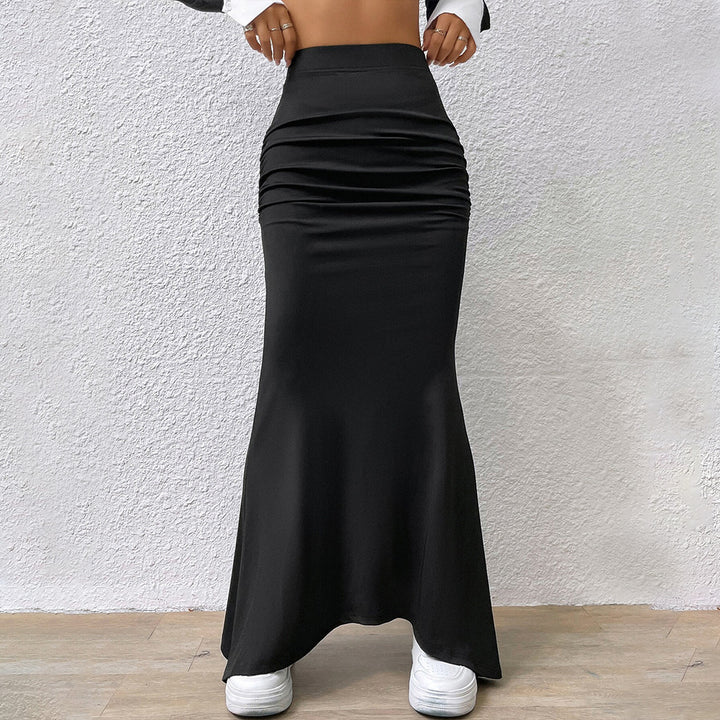 Kvinnors maxi kjol med sofistikerade ruffle-detaljer och elegant snitt Mirla-Eva Jonsson
