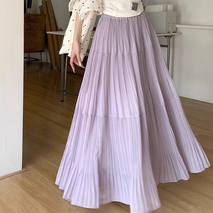 Kvinnors maxikjol med eleganta veck Mirla-Eva Jonsson
