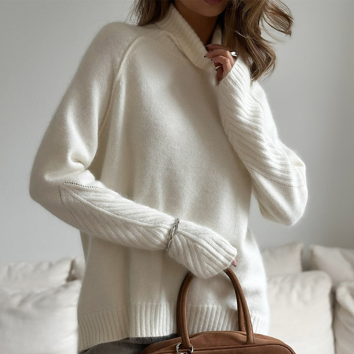 Kvinnors mjuka fleece-tröja med modern skärning och mysigt inre Mirla-Eva Jonsson
