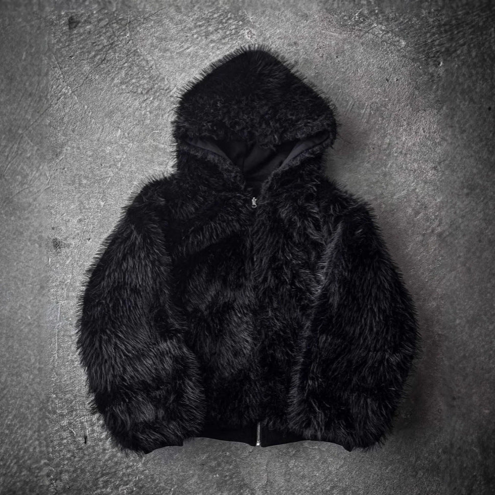 Kvinnors mjuka och varma hoodiejacka Mirla-Eva Jonsson