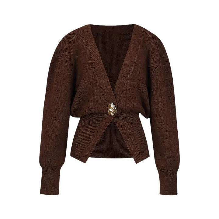 Kvinnors mode cardigan med elegant stängning Mirla-Eva Jonsson