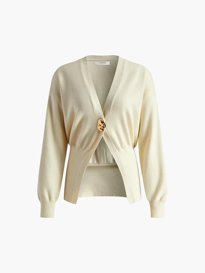 Kvinnors mode cardigan med elegant stängning Mirla-Eva Jonsson