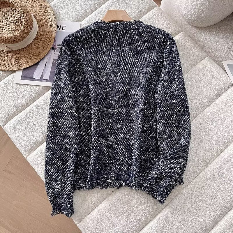 Kvinnors mode cardigan med knapplist och praktiska fickor Mirla-Eva Jonsson