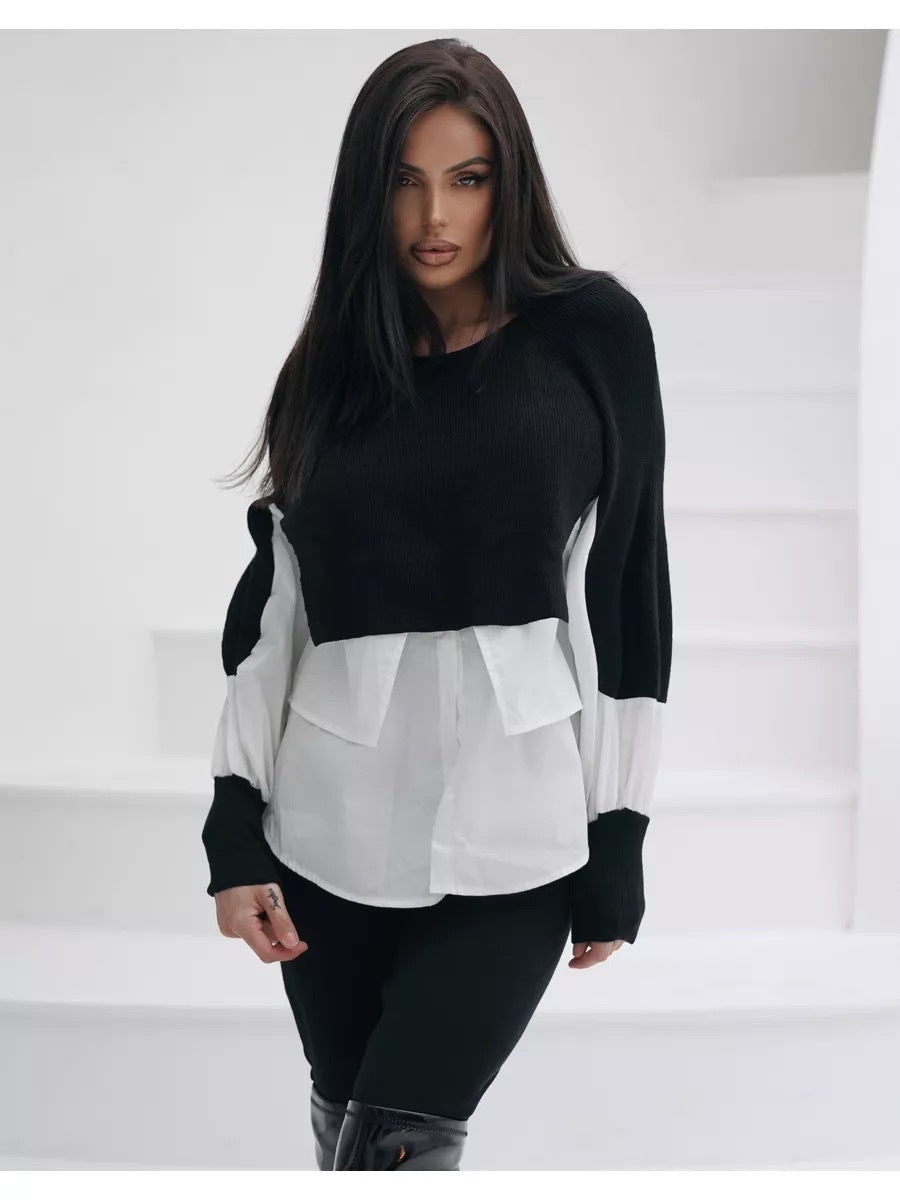 Kvinnors mode kombinerbar tröja Mirla-Eva Jonsson