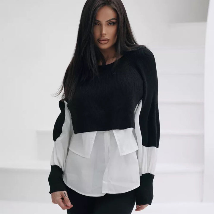 Kvinnors mode kombinerbar tröja Mirla-Eva Jonsson