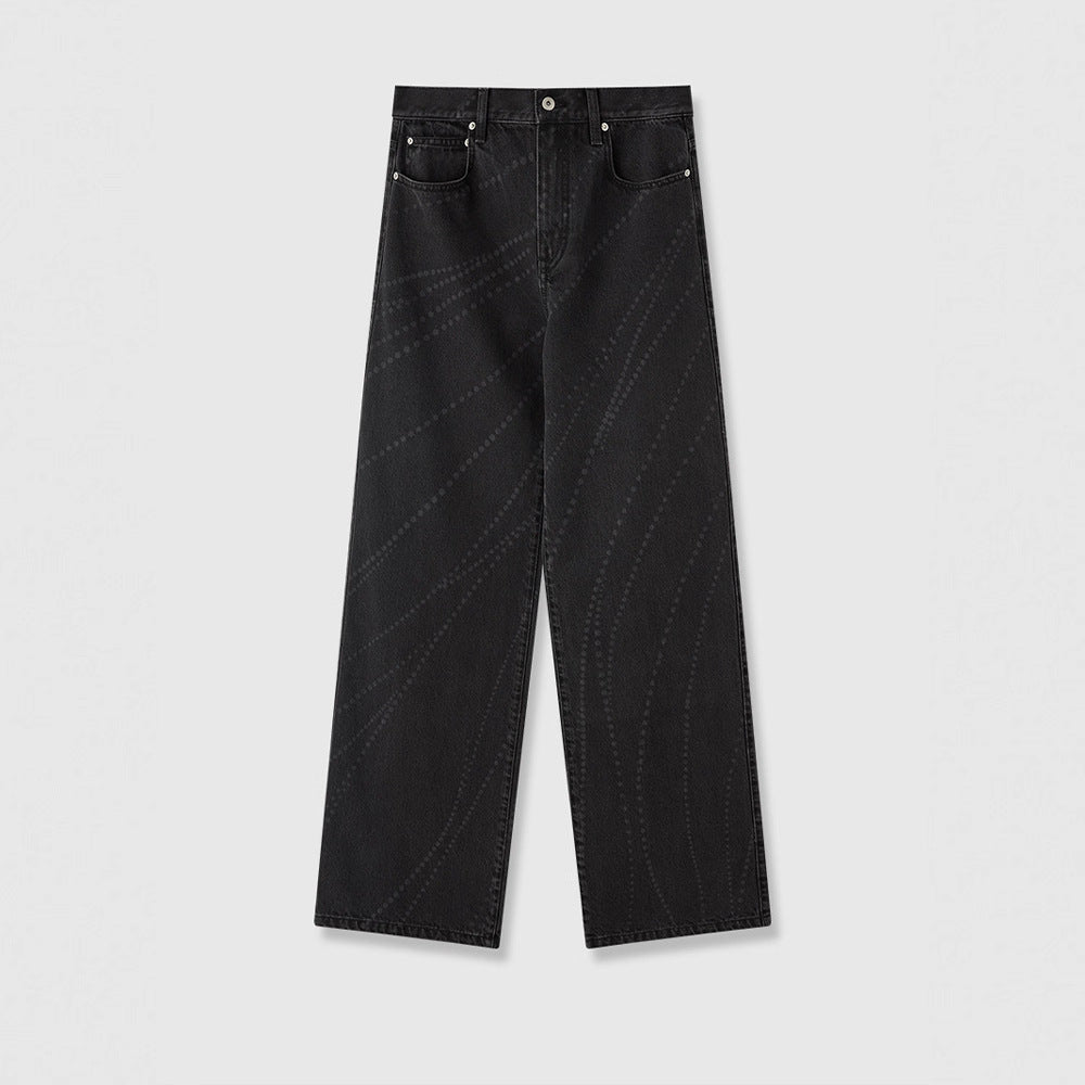 Kvinnors moderna bootcut jeans med hög midja och elegant design Mirla-Eva Jonsson