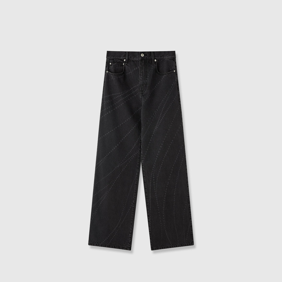 Kvinnors moderna bootcut jeans med hög midja och elegant design Mirla-Eva Jonsson