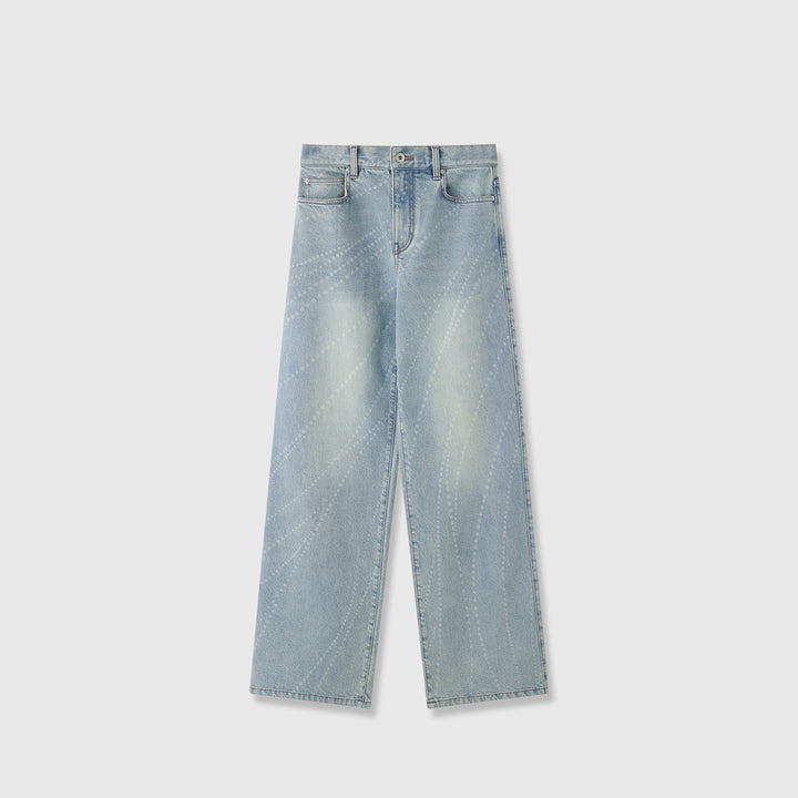 Kvinnors moderna bootcut jeans med hög midja och elegant design Mirla-Eva Jonsson