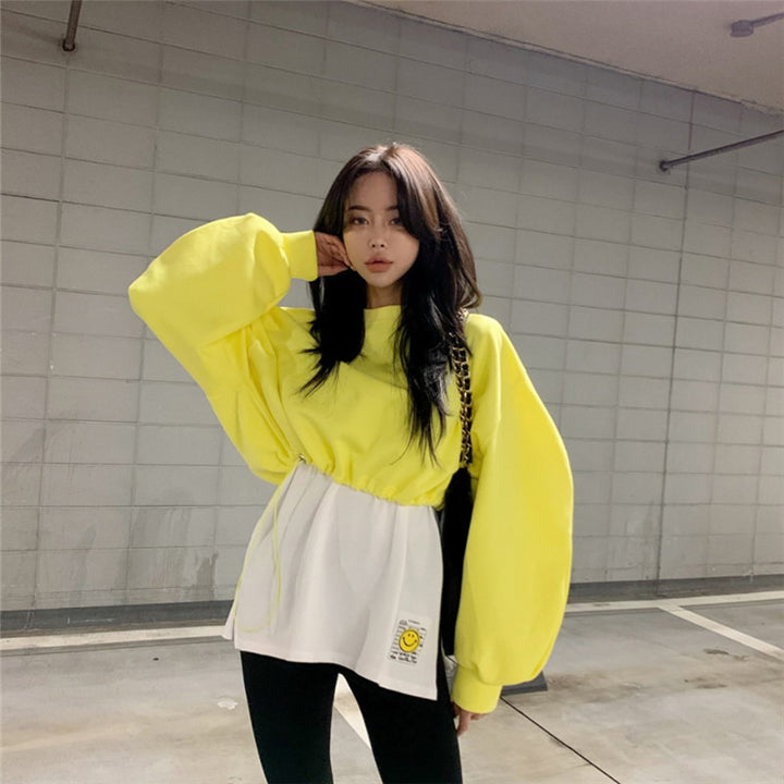 Kvinnors modiga sweatshirt med voluminösa ärmar Mirla-Eva Jonsson