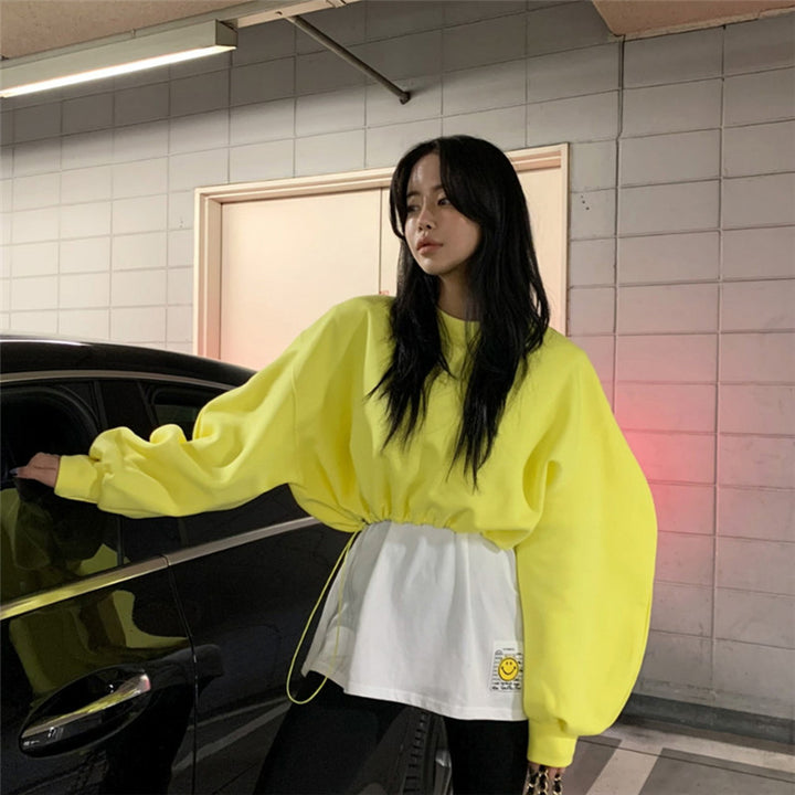 Kvinnors modiga sweatshirt med voluminösa ärmar Mirla-Eva Jonsson