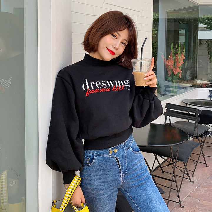 Kvinnors modiga sweatshirt med voluminösa ärmar Mirla-Eva Jonsson