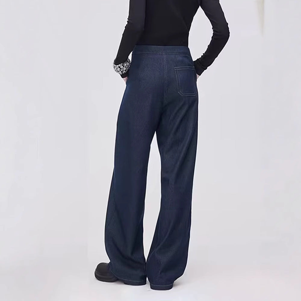 Kvinnors modiska jeans med bred skärning och hög midja Mirla-Eva Jonsson