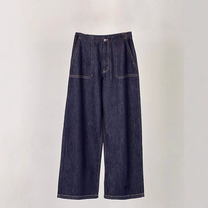 Kvinnors modiska jeans med bred skärning och hög midja Mirla-Eva Jonsson