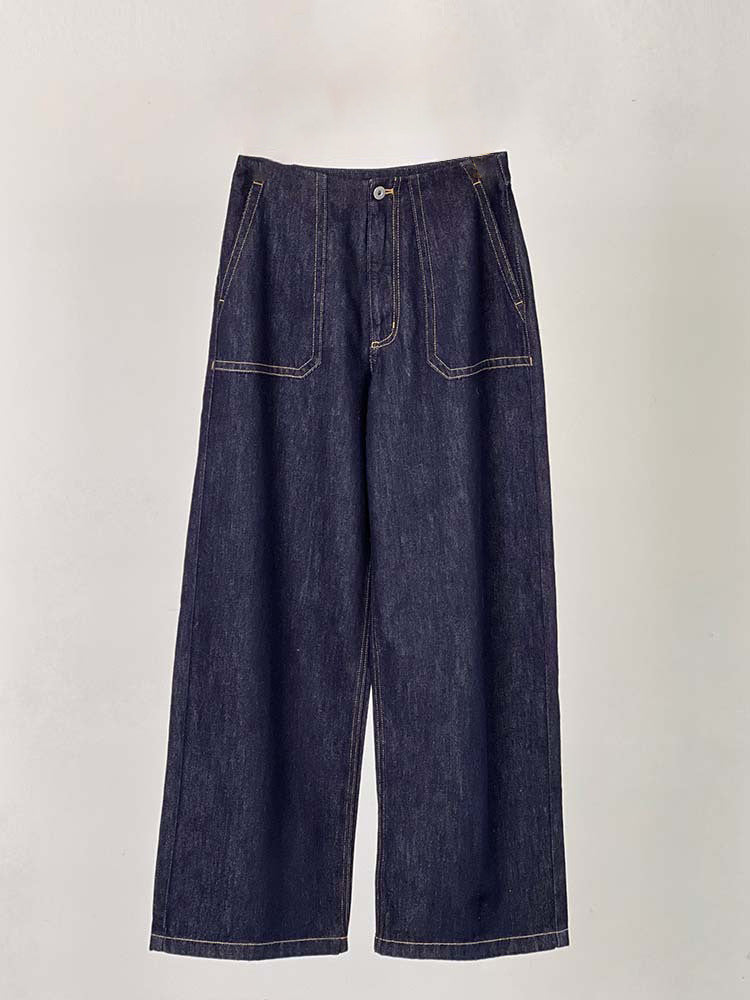 Kvinnors modiska jeans med bred skärning och hög midja Mirla-Eva Jonsson