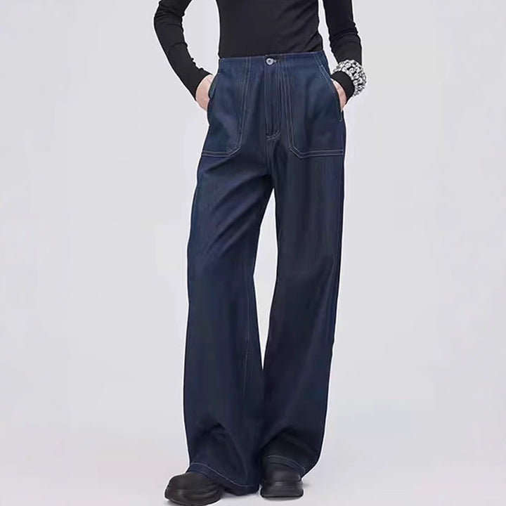 Kvinnors modiska jeans med bred skärning och hög midja Mirla-Eva Jonsson