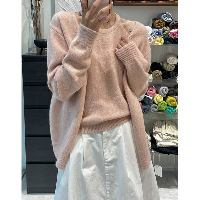 Kvinnors mysiga cardigan med förlängd passform och fin textur Mirla-Eva Jonsson