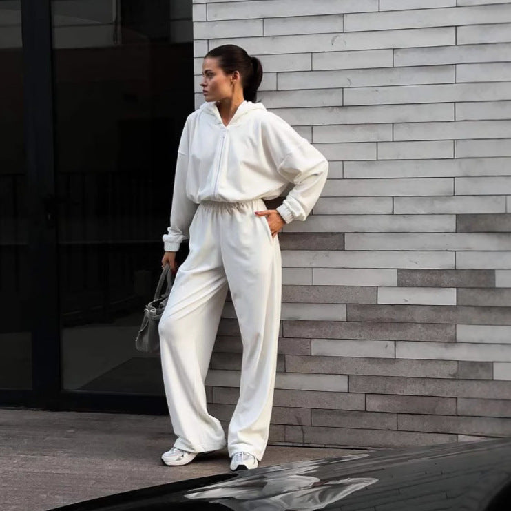 Kvinnors mysiga fleece overall med huva och praktiska fickor Mirla-Eva Jonsson
