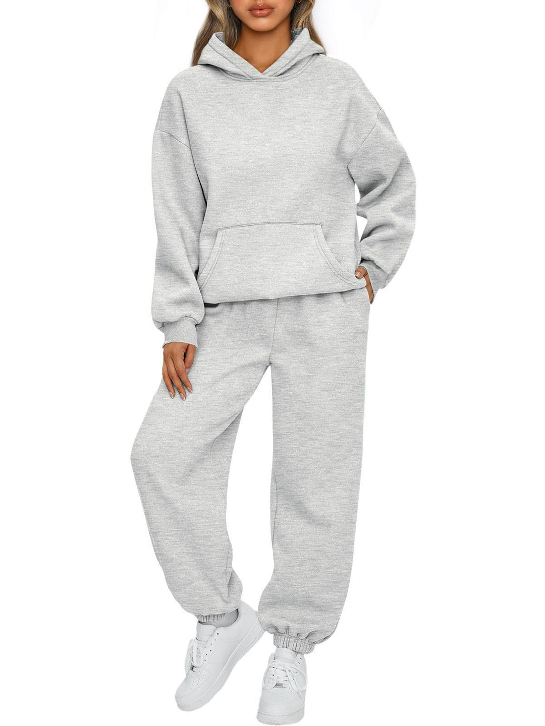 Kvinnors mysiga hooded sweatshirt-set Mirla-Eva Jonsson