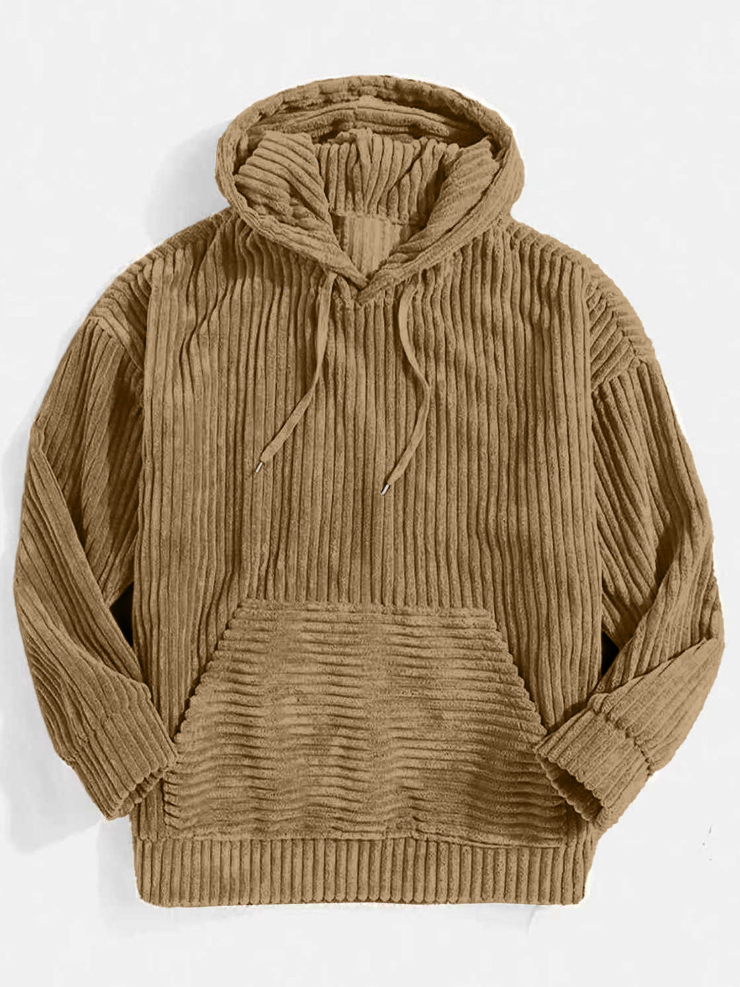 Kvinnors mysiga hoodie i modern ribbdesign Mirla-Eva Jonsson