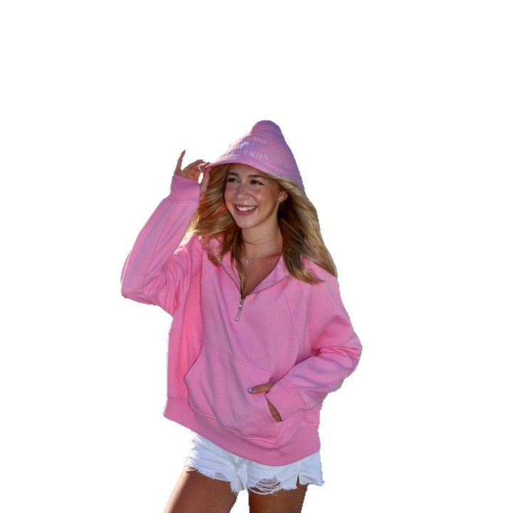 Kvinnors mysiga hoodie med dragkedja Mirla-Eva Jonsson