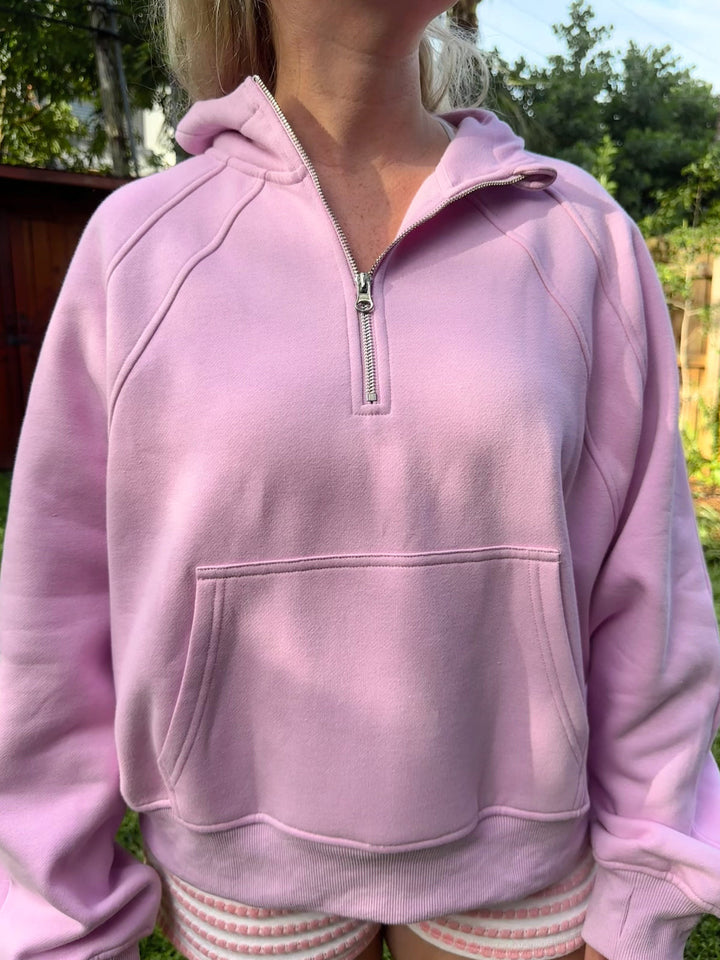 Kvinnors mysiga hoodie med dragkedja Mirla-Eva Jonsson