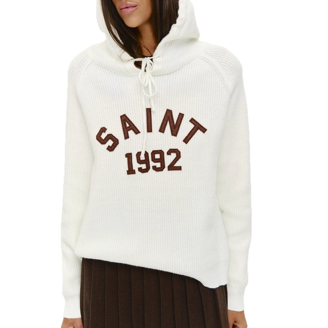 Kvinnors mysiga hoodie med klassisk branding Mirla-Eva Jonsson