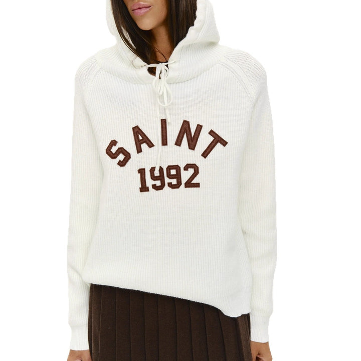Kvinnors mysiga hoodie med klassisk branding Mirla-Eva Jonsson