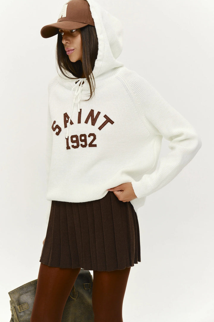 Kvinnors mysiga hoodie med klassisk branding Mirla-Eva Jonsson