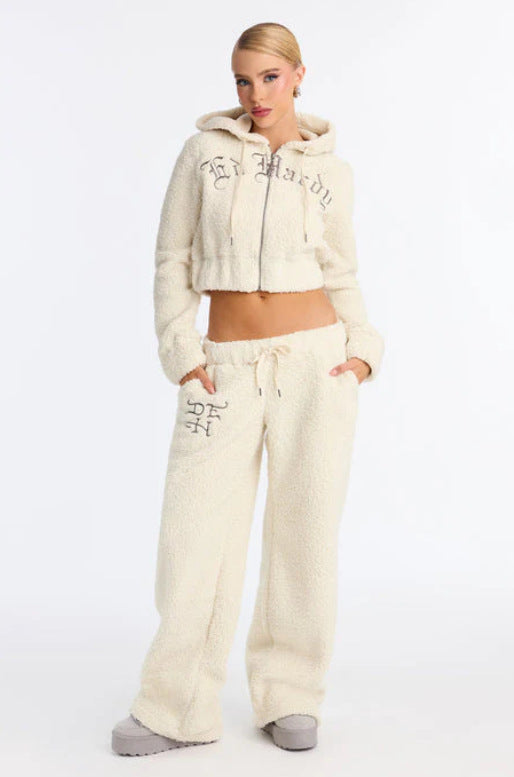 Kvinnors mysiga hoodie med matchande loungebyxor Mirla-Eva Jonsson