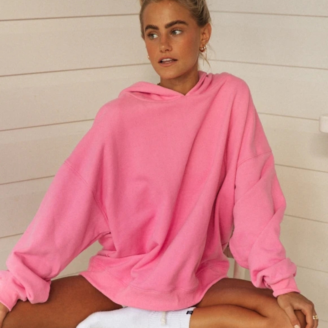 Kvinnors mysiga hoodie med oversized passform Mirla-Eva Jonsson