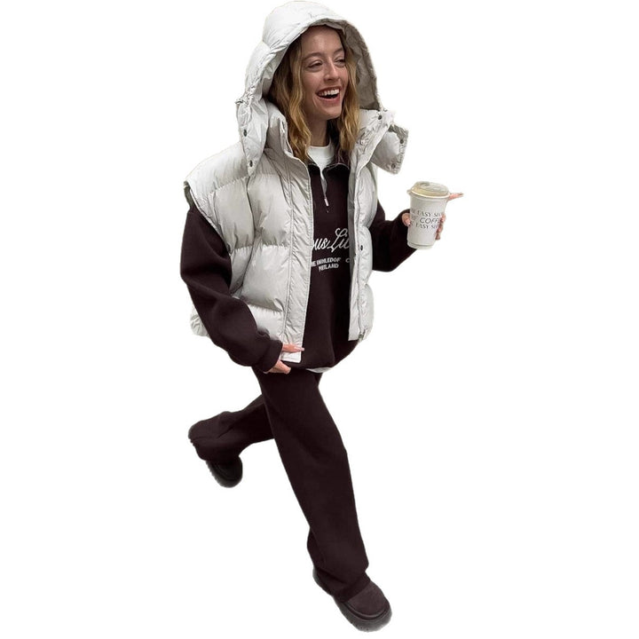 Kvinnors mysiga hoodie och avslappnade byxor set Mirla-Eva Jonsson