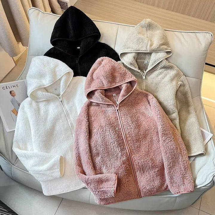 Kvinnors mysiga och andningsbara fleecejacka med full dragkedja Mirla-Eva Jonsson