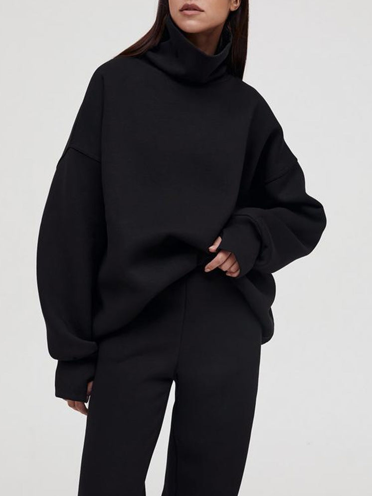 Kvinnors mysiga polotröja med oversized passform Mirla-Eva Jonsson