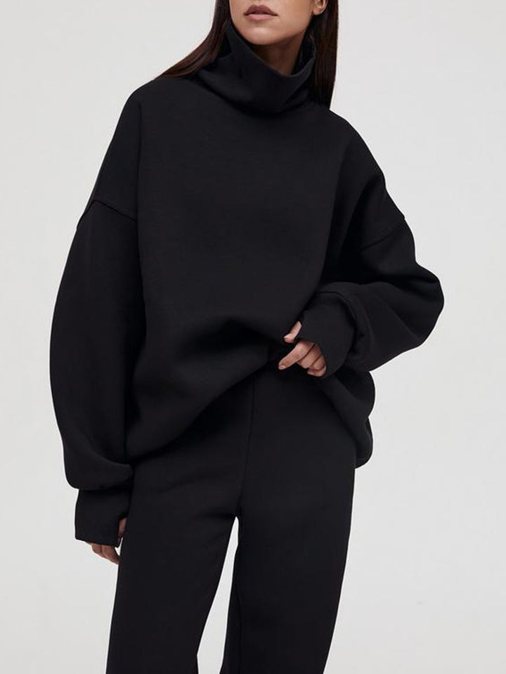 Kvinnors mysiga polotröja med oversized passform Mirla-Eva Jonsson