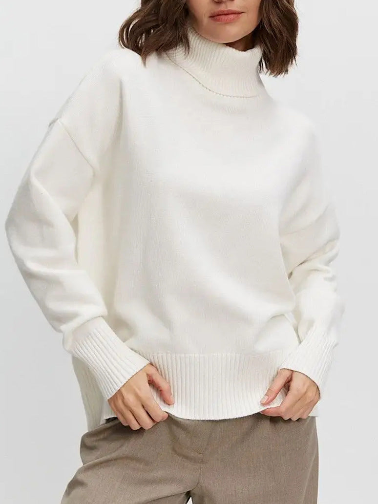 Kvinnors mysiga polotröja med oversized passform Mirla-Eva Jonsson