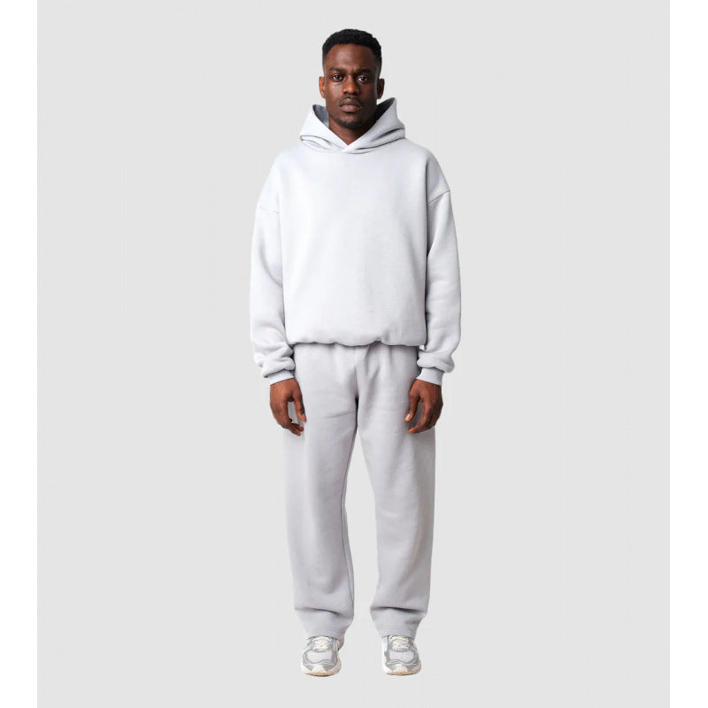 Kvinnors mysiga sweatshirt och byxor set med hög krage och avslappnad passform Mirla-Eva Jonsson