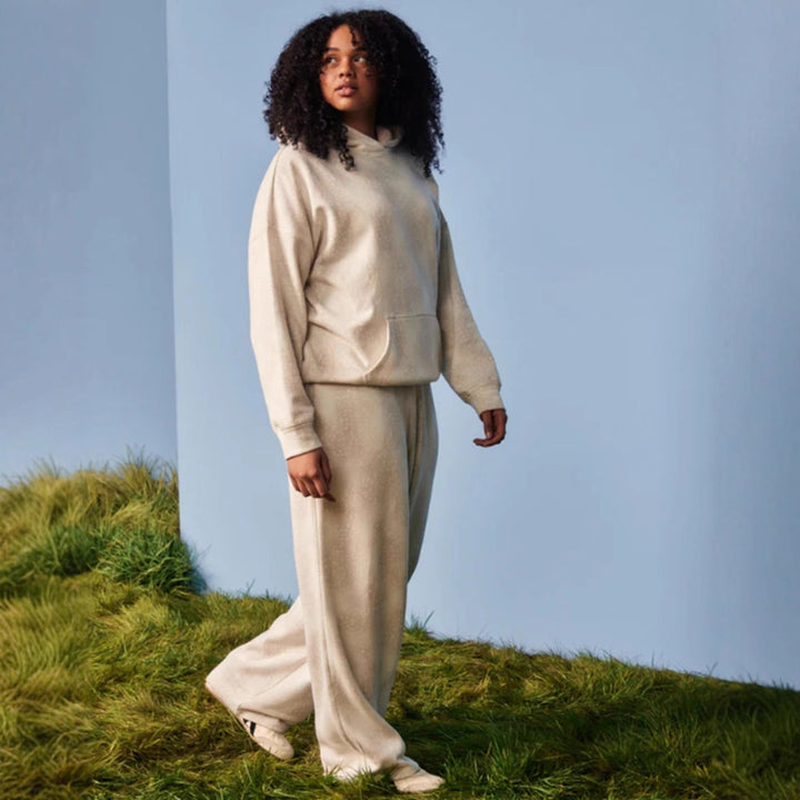 Kvinnors mysiga sweatshirt och joggingbyxor set Mirla-Eva Jonsson