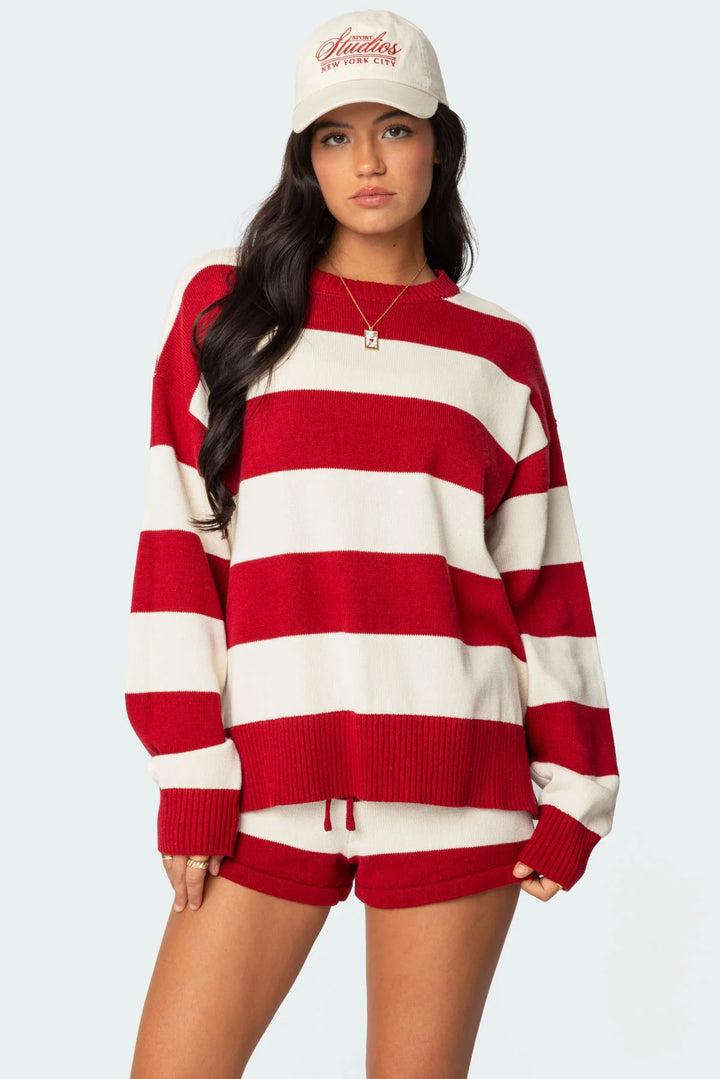 Kvinnors mysiga sweatshirts och shorts set Mirla-Eva Jonsson