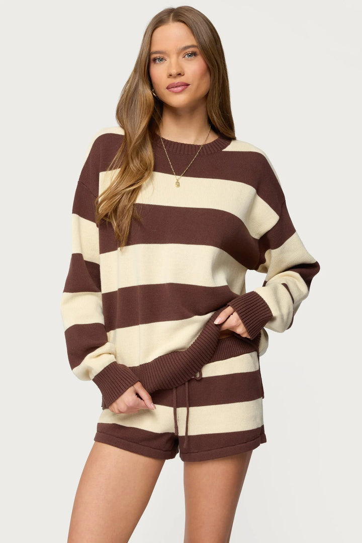 Kvinnors mysiga sweatshirts och shorts set Mirla-Eva Jonsson