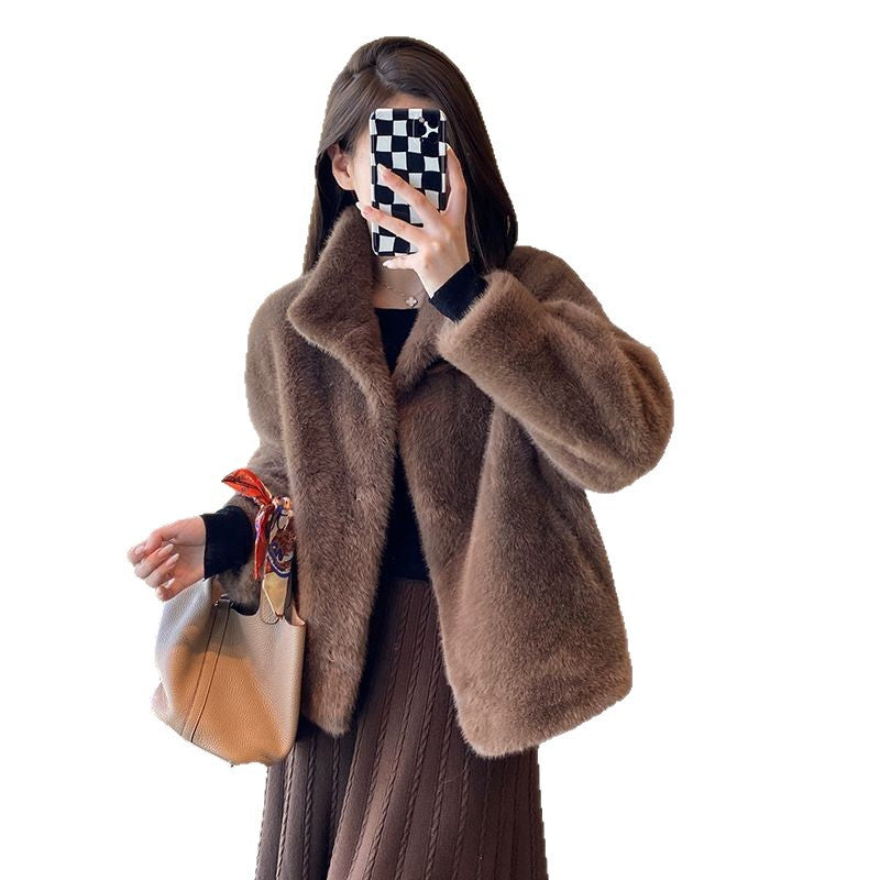 Kvinnors mysiga teddyjacka Mirla-Eva Jonsson