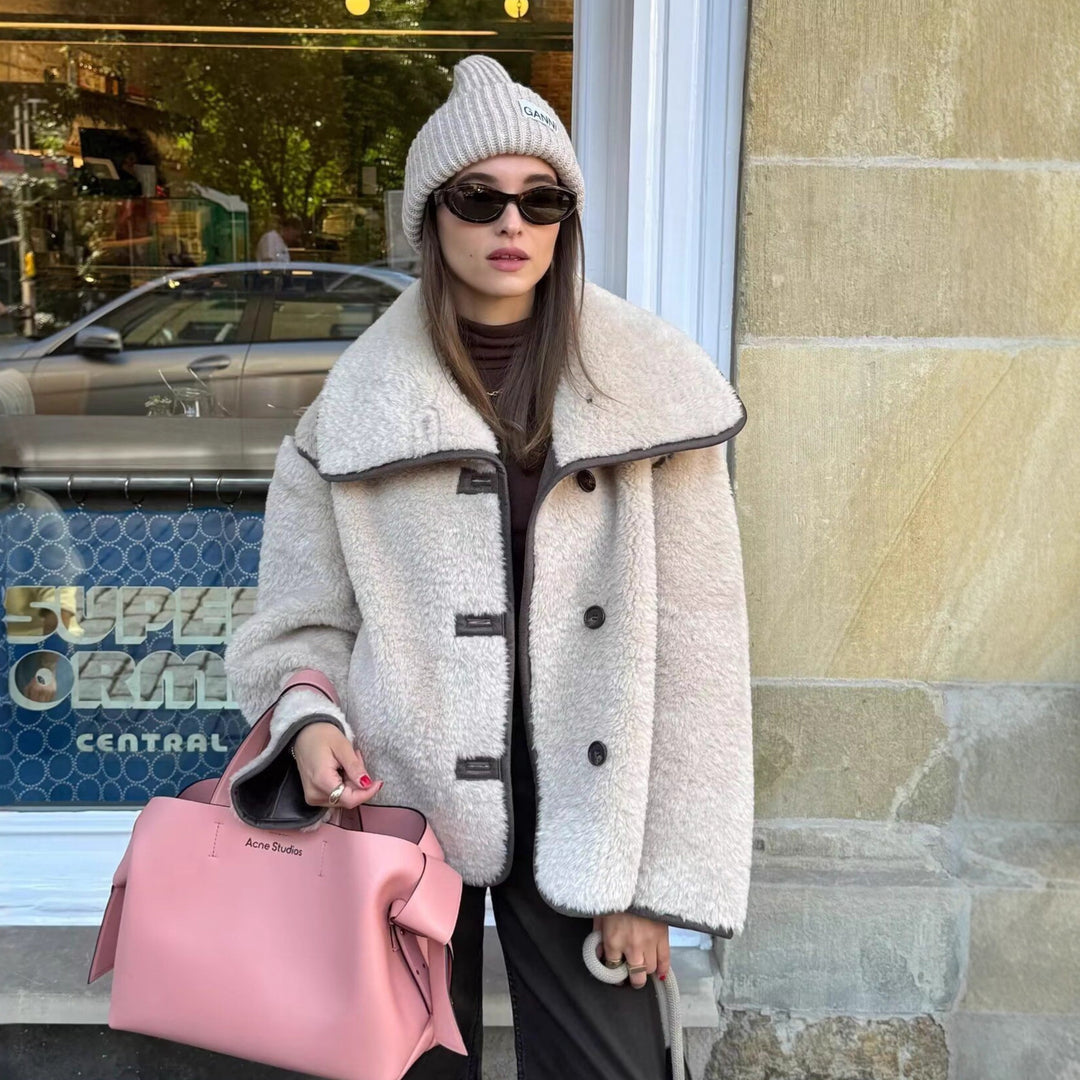 Kvinnors mysiga teddyjacka Mirla-Eva Jonsson