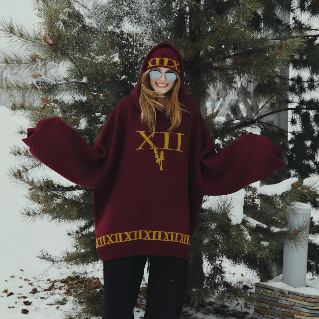 Kvinnors oversized hoodie Mirla-Eva Jonsson