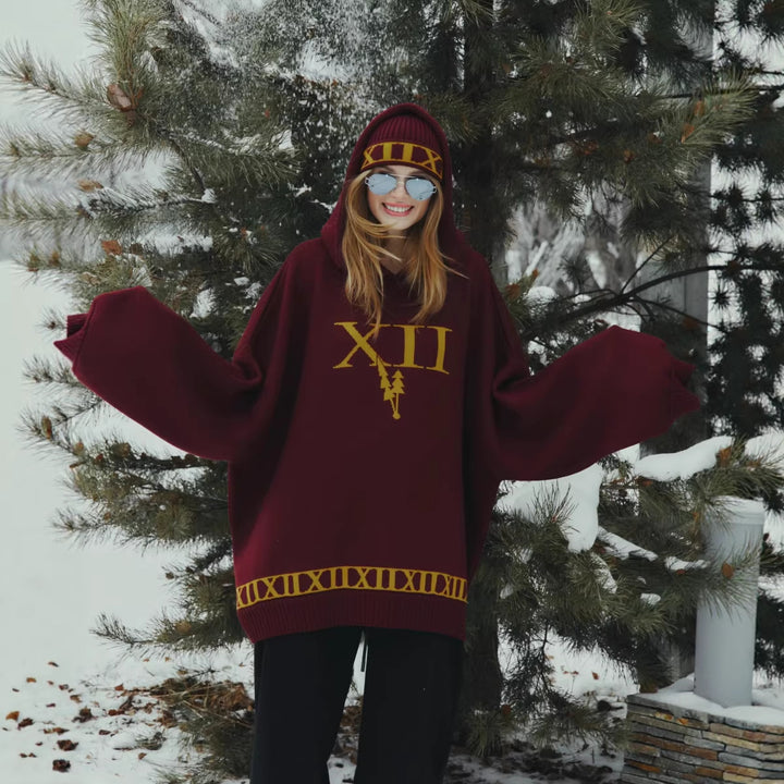 Kvinnors oversized hoodie Mirla-Eva Jonsson