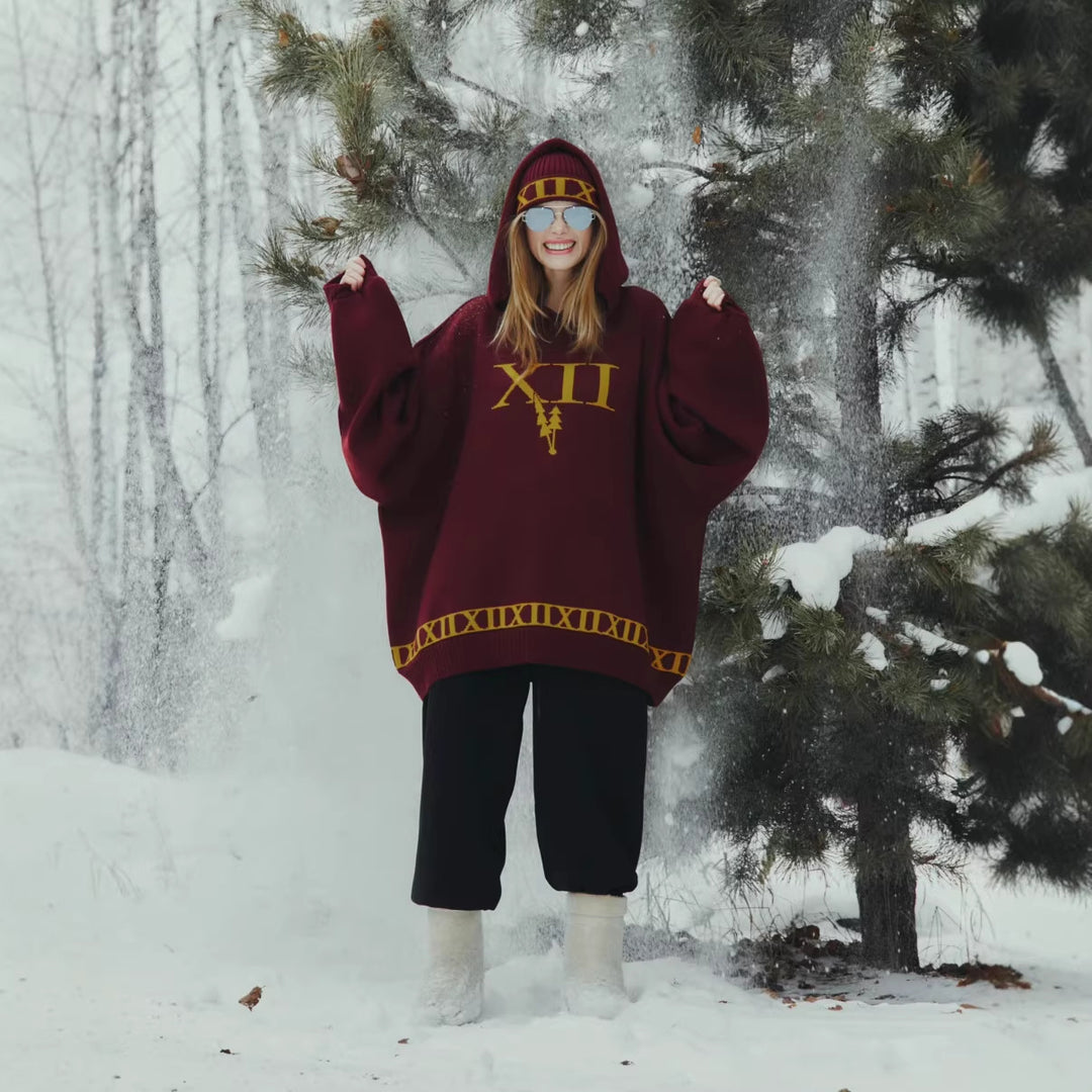 Kvinnors oversized hoodie Mirla-Eva Jonsson