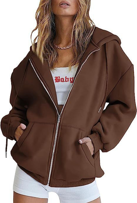Kvinnors oversized hoodie jacka med praktiska fickor Mirla-Eva Jonsson