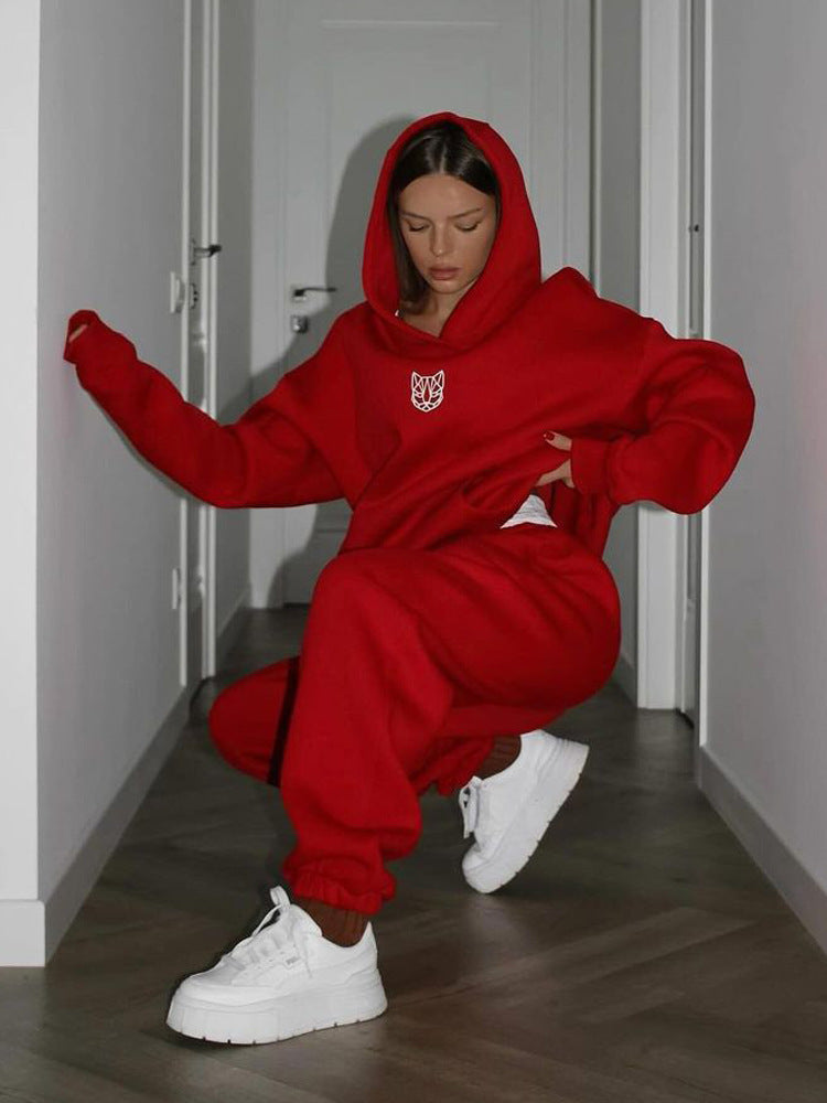 Kvinnors oversized hoodie med elastisk midja och bred skärning Mirla-Eva Jonsson