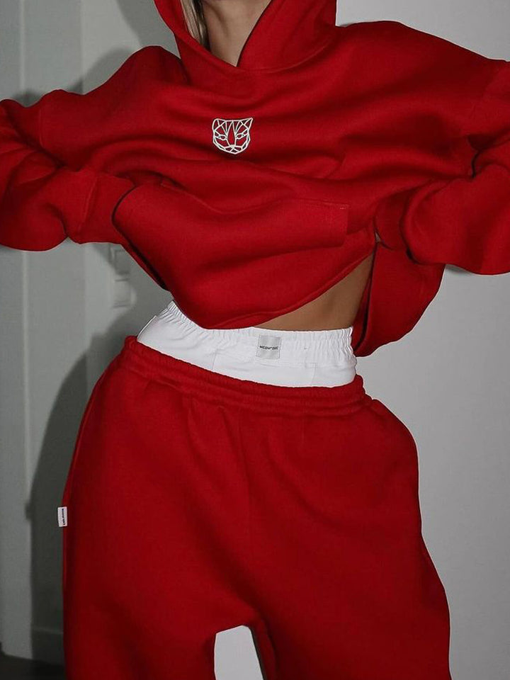 Kvinnors oversized hoodie med elastisk midja och bred skärning Mirla-Eva Jonsson