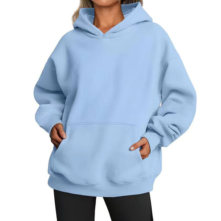 Kvinnors oversized hoodie med praktiska kängurufickor och mjukt innerfoder Mirla-Eva Jonsson
