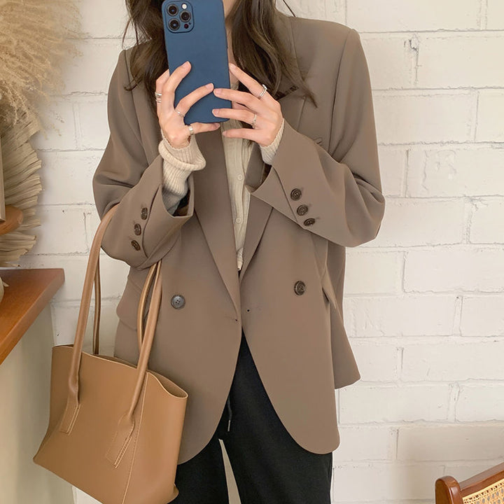 Kvinnors oversized kavaj med texturerat tyg Mirla-Eva Jonsson