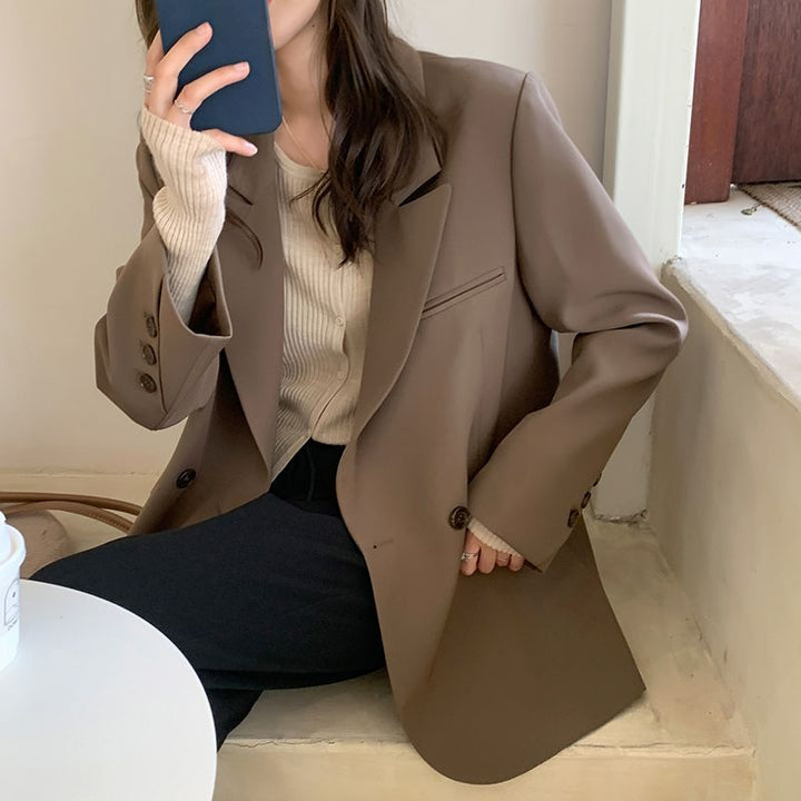 Kvinnors oversized kavaj med texturerat tyg Mirla-Eva Jonsson